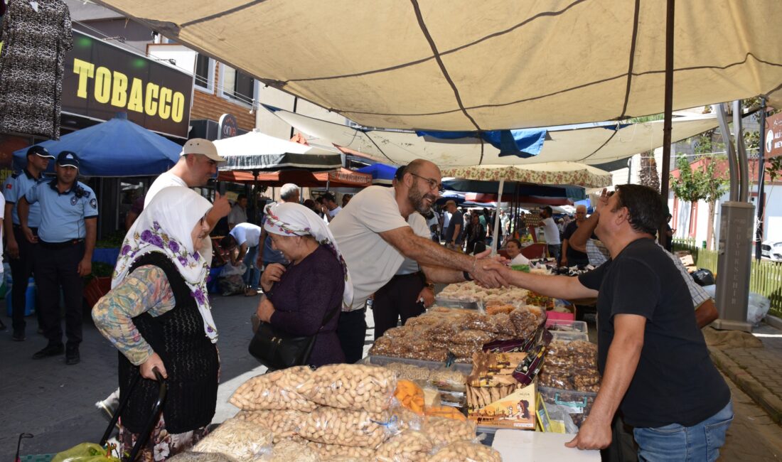 Germencik Belediye Başkanı Burak Zencirci perşeme günleri kurulan Germencik semt