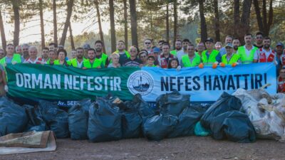 Derince Belediyesi: Orman Nefestir, Nefes Hayattır Derince Belediyesi'nin orman yangınlarıyla mücadele kapsamında Kadırga Mesire Alanı'nda düzenlediği