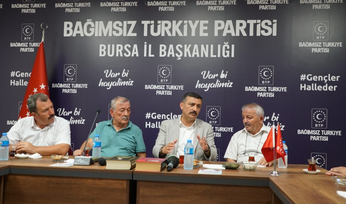 BTP‘yi Pazar günkü Bursa mitingine davet eden Türkoğlu, ” Sayın