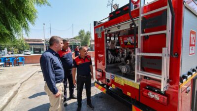 Türkiye Belediyeler Birliği (TBB) tarafından Burdur Belediyesi’ne hibe edilen itfaiye