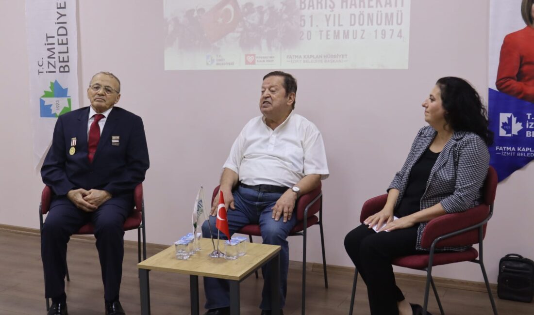 İzmit Belediyesi, Kıbrıs Barış Harekâtı’nın 51. yılında düzenlediği programla harekâtın