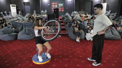 Gültepe Atatürk Spor Tesisi'nde Yaz Spor Okulu'na katılan çocuklara özel