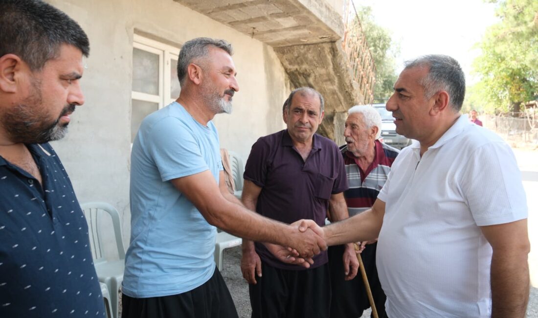 Pazar günü mesaisine İmamoğlu ilçesinde ASKİ şantiyesini ziyaret ederek başlayan