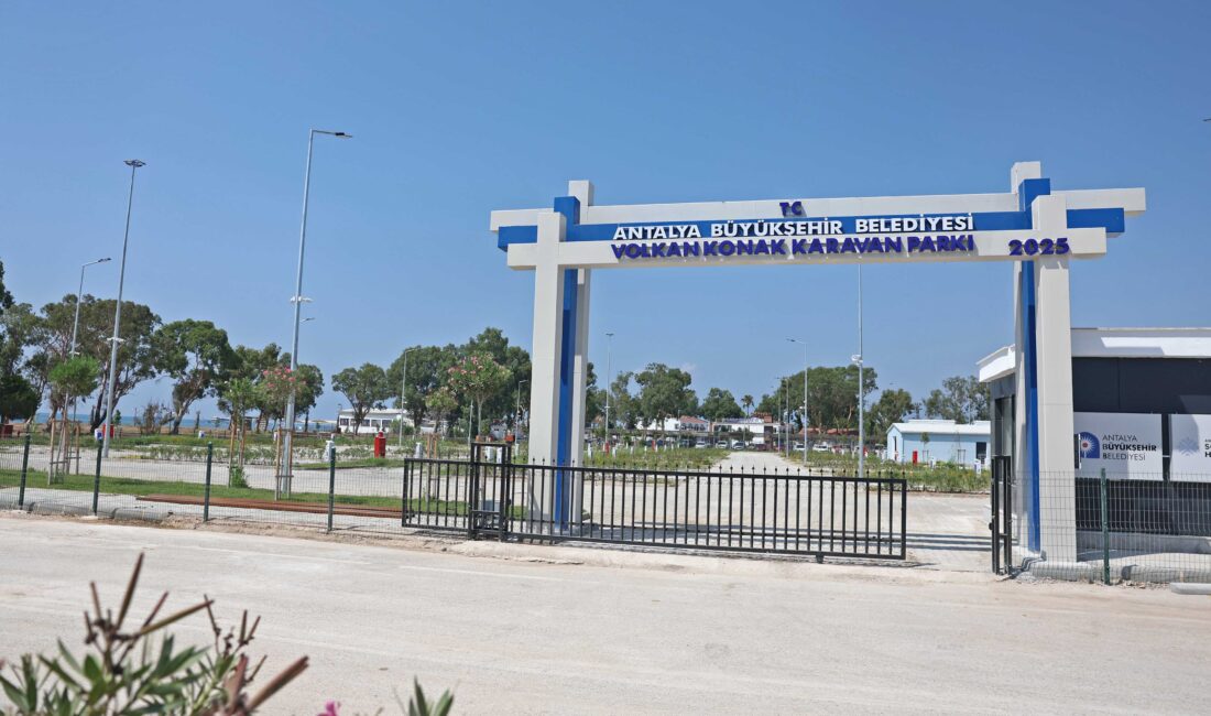 Antalya Büyükşehir Belediyesi, karavan turizmine yönelik yatırımlarına bir yenisini daha