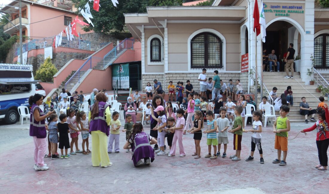 İzmit Belediyesi çocukları teknoloji bağımlılığından uzaklaştırmak ve geleneksel oyunları yeniden