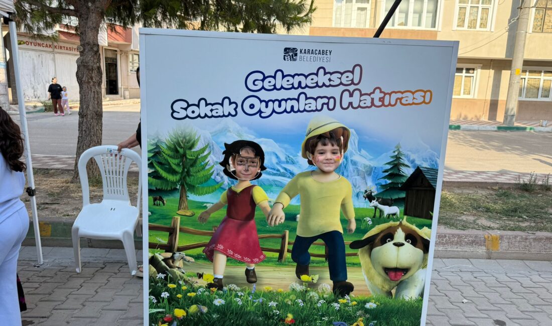 Karacabey Belediyesi’nin geleneksel sokak oyunlarını yaşatmak ve çocuklara eğlenceli bir