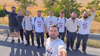 Türkiye tarihinin en uzun mesafeli Özgürlük Yürüyüşü’nü başlatan gençler Ankara’ya
