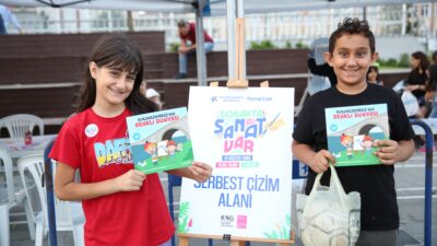 Küçükçekmece Belediyesi, yaz aylarını “Sokakta Sanat Var” etkinliğiyle renklendiriyor. Uygulamalı