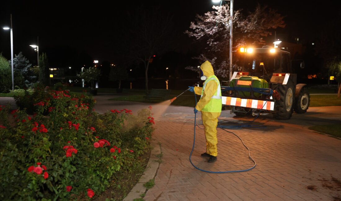 Eskişehir Büyükşehir Belediyesi, kent estetiğini korumak ve bitki sağlığını sürdürülebilir