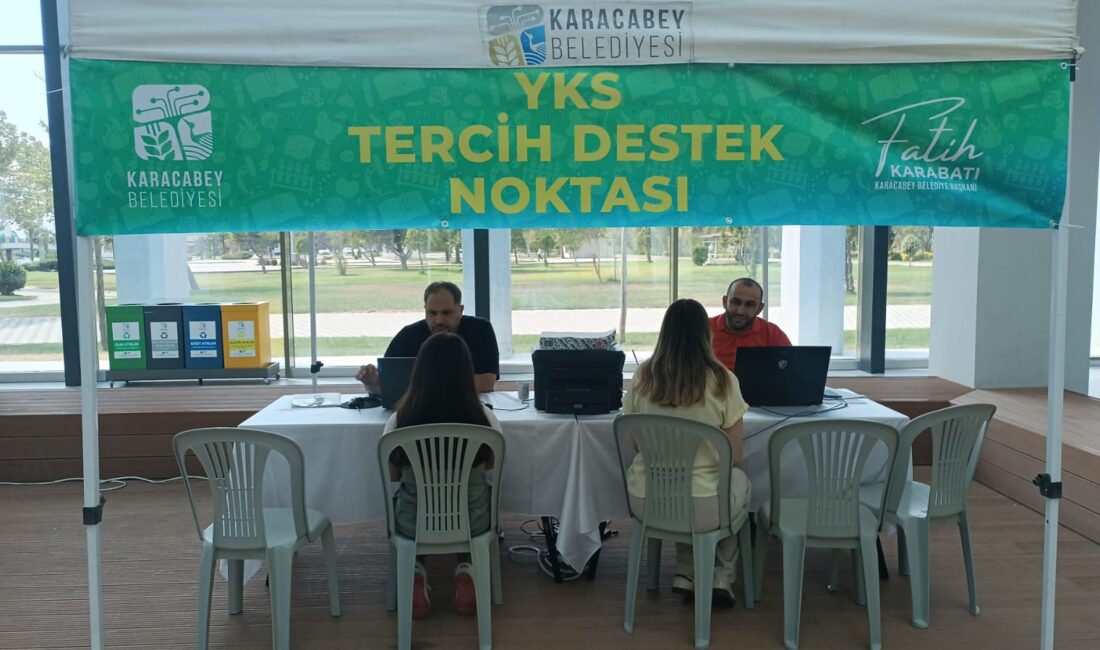 Karacabey Belediyesi, YKS tercih döneminde gençleri yalnız bırakmadı. 1-2 Ağustos