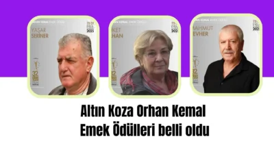 22–28 Eylül 2025 tarihlerinde 32.si gerçekleşecek Uluslararası Adana Altın Koza Film Festivali’nin Orhan Kemal Emek