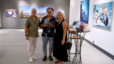 Ressam ve yazar Bedri Baykam, Kuşadası Belediyesi ile Kuşadası Altın