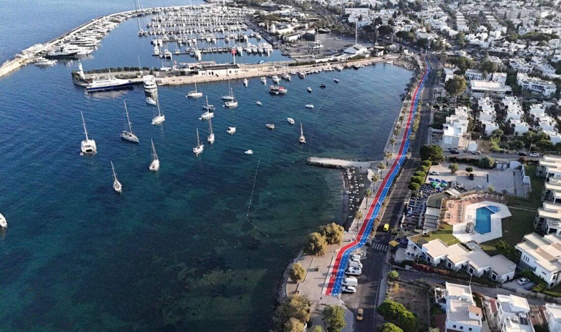 Altyapı çalışmalarının tamamlanmasının ardından Muğla Büyükşehir Belediyesi ile Bodrum Belediyesi