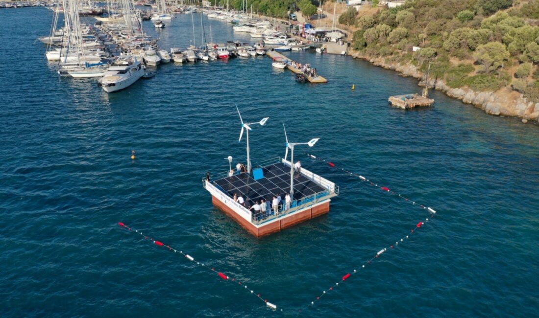 “Denizden Hayata, Bodrum’a Temiz Su” başlığıyla duyurulan ve yenilenebilir enerji