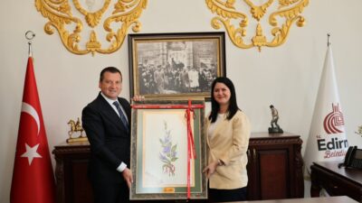 Silivri Belediye Başkanı Bora Balcıoğlu, Edirne Belediye Başkanı Filiz Gencan