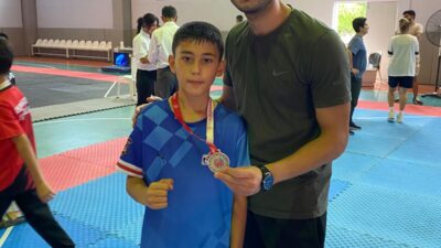 Saruhanlı’da yapılan Minikler İl Seçmesi’nde Şehzadeler Belediyesporlu Fatih Gündüzalp Öztürk,