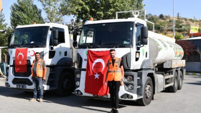 Mamak Belediyesi, Karabük’te çıkan orman yangınına müdahaleye destek olmak amacıyla