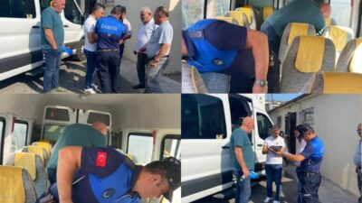 Kdz. Ereğli Belediyesi Ulaştırma Müdürlüğü ve Zabıta ekipleri, okulların
açılmasıyla birlikte