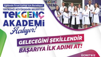 Tekirdağ Büyükşehir Belediyesi, eğitimde fırsat eşitliği sağlamak ve gençlerin geleceğine