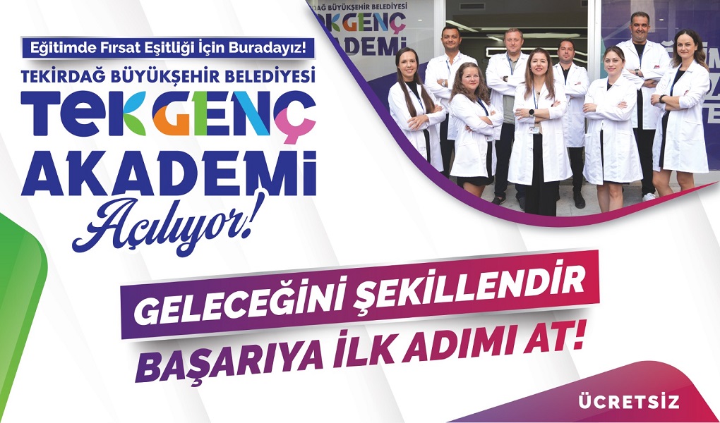 Tekirdağ Büyükşehir Belediyesi, eğitimde fırsat eşitliği sağlamak ve gençlerin geleceğine