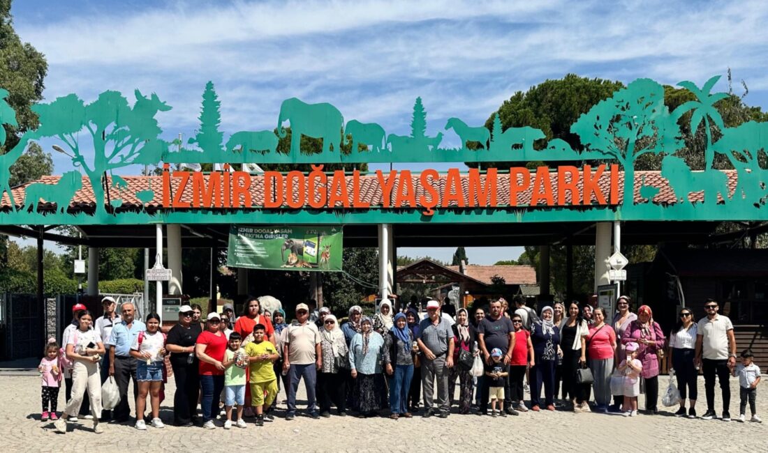Ödemişli Afetzedelere Moral Gezisi İzmir Büyükşehir Belediyesi, Ödemiş Karadoğan Mahallesi’ndeki