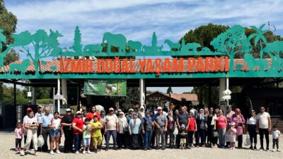 Ödemişli Afetzedelere Moral Gezisi İzmir Büyükşehir Belediyesi, Ödemiş Karadoğan Mahallesi’ndeki