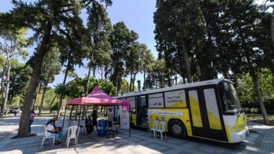 İzmir'de yaşayan engelli yurttaşlar, İzmir Büyükşehir Belediyesi Destekli İstihdam Ofisi'nin