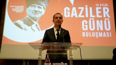 Beyoğlu Belediyesi Başkan Vekili Sefer Karaahmetoğlu, 19 Eylül Gaziler Günü’nde