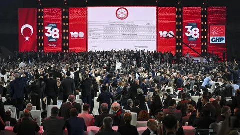 CHP Genel Başkanı Özgür Özel’in seçildiği 38. olağan ve 21.