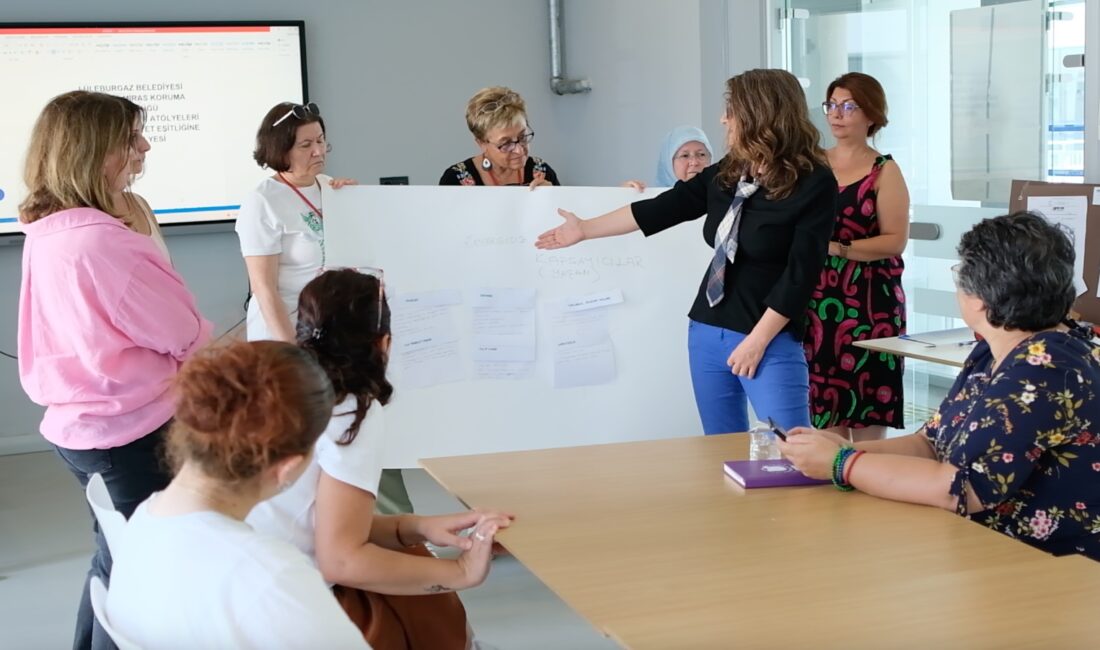 Lüleburgaz Belediyesi Kültürel Miras Koruma Müdürlüğü’nün yürüttüğü Üreten Kadın Meydanı