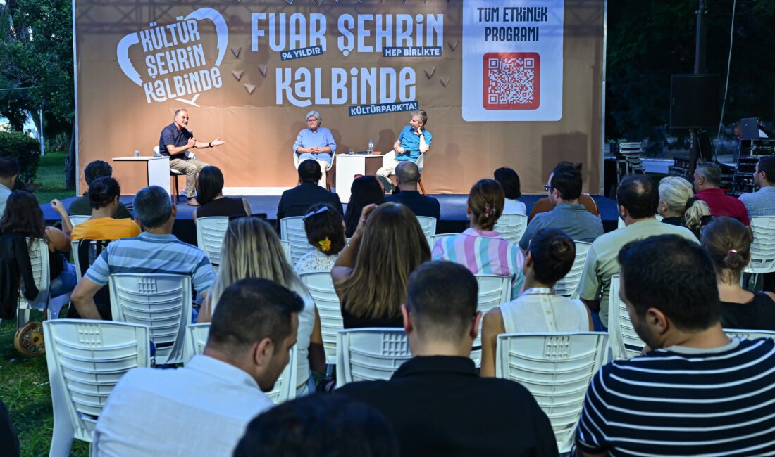 İzmir Enternasyonal Fuarı kapsamında düzenlenen Fuar Söyleşileri’nde iklim değişikliği ve