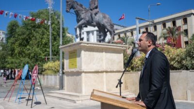 Bornova ve İzmir’in kurtuluşunun 103. yılı, 9 Eylül Şehitliği’nde düzenlenen