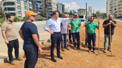 Yenişehir Belediye Başkanı Abdullah Özyiğit İki Mahallede Çalışmaları Yerinde İnceledi