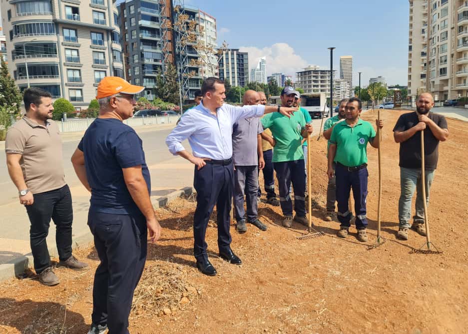 Yenişehir Belediye Başkanı Abdullah Özyiğit İki Mahallede Çalışmaları Yerinde İnceledi