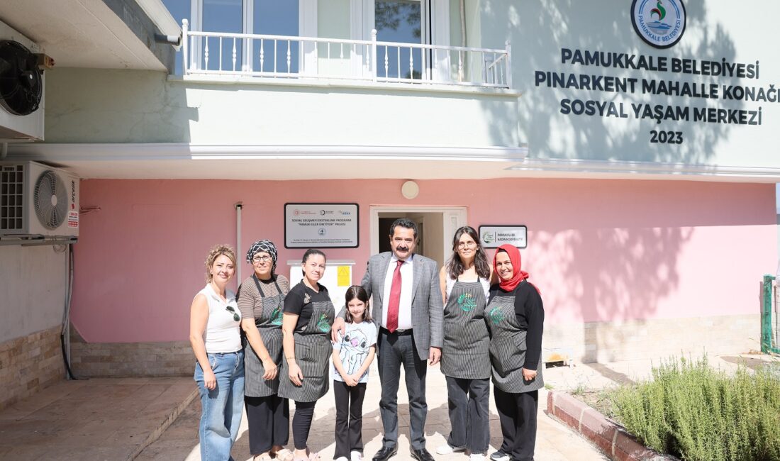 T.C. Pamukkale Belediye Başkanı Ali Rıza Ertemur, kadın emeğine destek