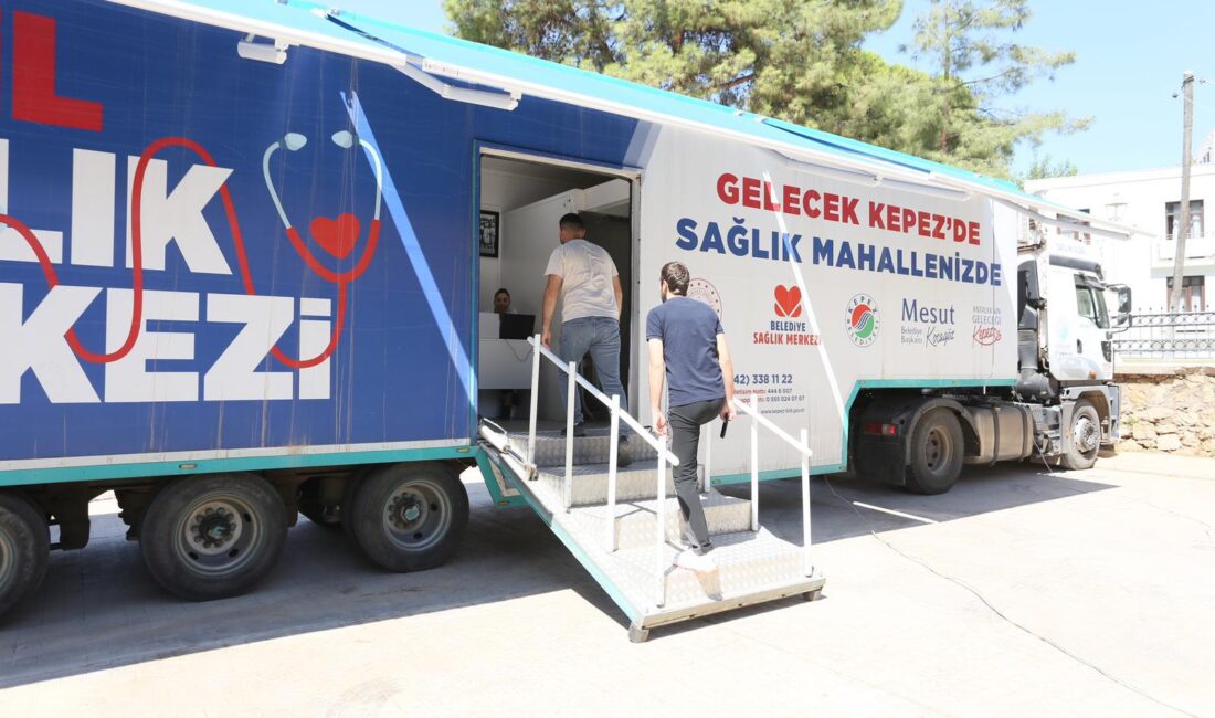 Kepez’in Mobil Sağlık Merkezi’nden Dokumapark’ta Kanser Taraması Kepez Belediyesi Sağlık