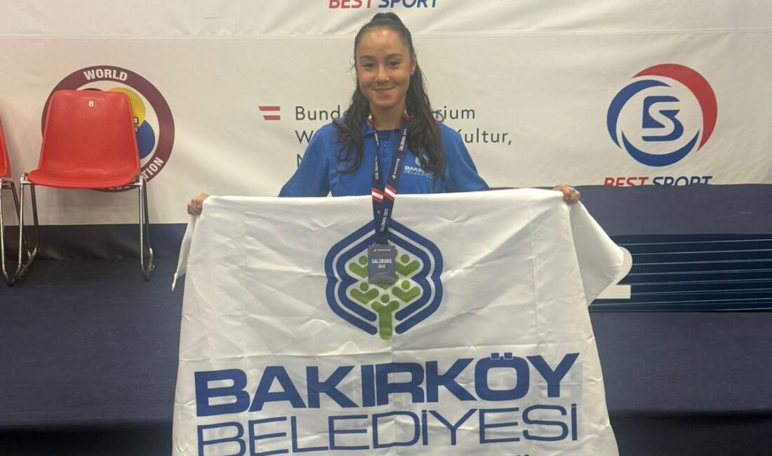 Milli Karateci Müşerref Özdemir Avusturya’dan Gümüş Madalyayla Döndü Bakırköy Belediyesi