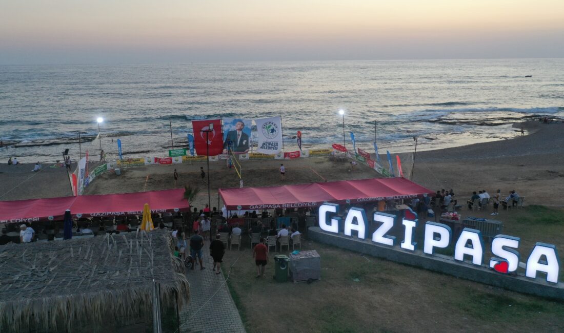 Gazipaşa Belediyesi 3. Geleneksel Plaj Voleybolu Turnuvası Büyük Bir Coşkuyla
