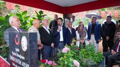 Ortahisar Belediye Başkanı Ahmet Kaya, Şehit Ömer Fatih Ayar İçin