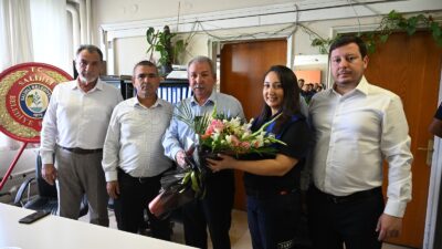 Salihli Belediye Başkanı Mazlum Nurlu, Zabıta Haftası kapsamında belediye zabıta