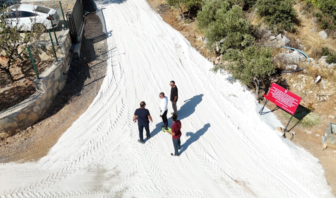 Bodrum Belediyesi Fen İşleri Müdürlüğü ekipleri, 2025 Yılı Parke ve
