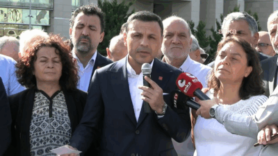 CHP İstanbul İl Başkanı Özgür Çelik ve DEM Parti Eş