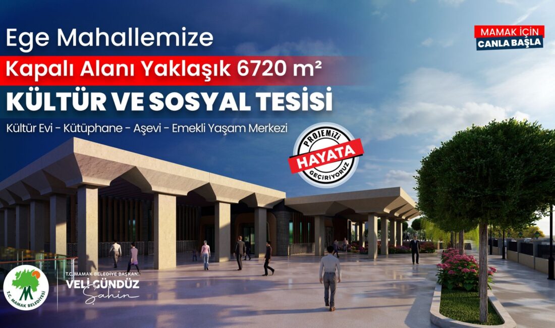 Mamak Belediyesi, ilçenin sosyal ve kültürel hayatına değer katacak yeni