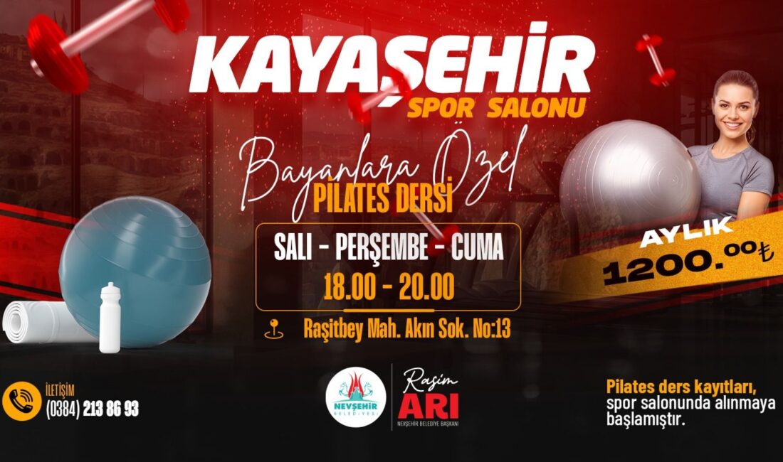 Nevşehir’de Kadınlara Özel Pilates Dersleri Başlıyor Şehirde sporun daha çok