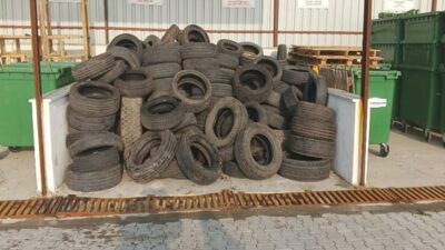 Yunusemre’de 86,5 Ton Lastik Geri Dönüşüme Kazandırıldı Yunusemre Belediyesi, çevre