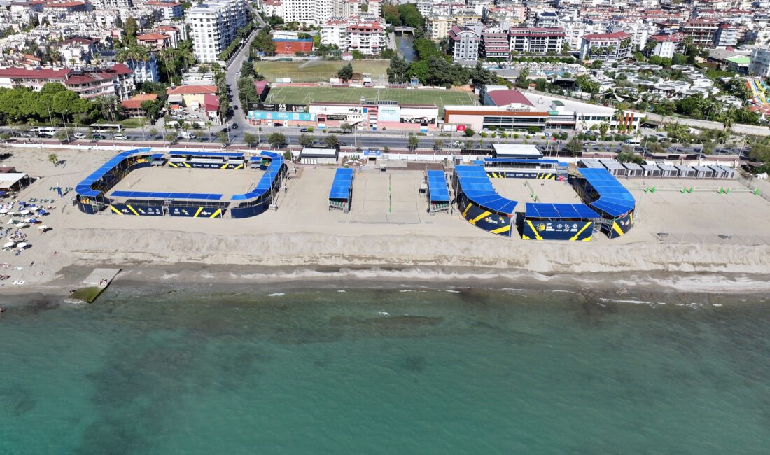 Alanya Belediyesi’nden Ücretsiz Plaj Voleybolu Etkinliği Ve Halk Turnuvası 15-16