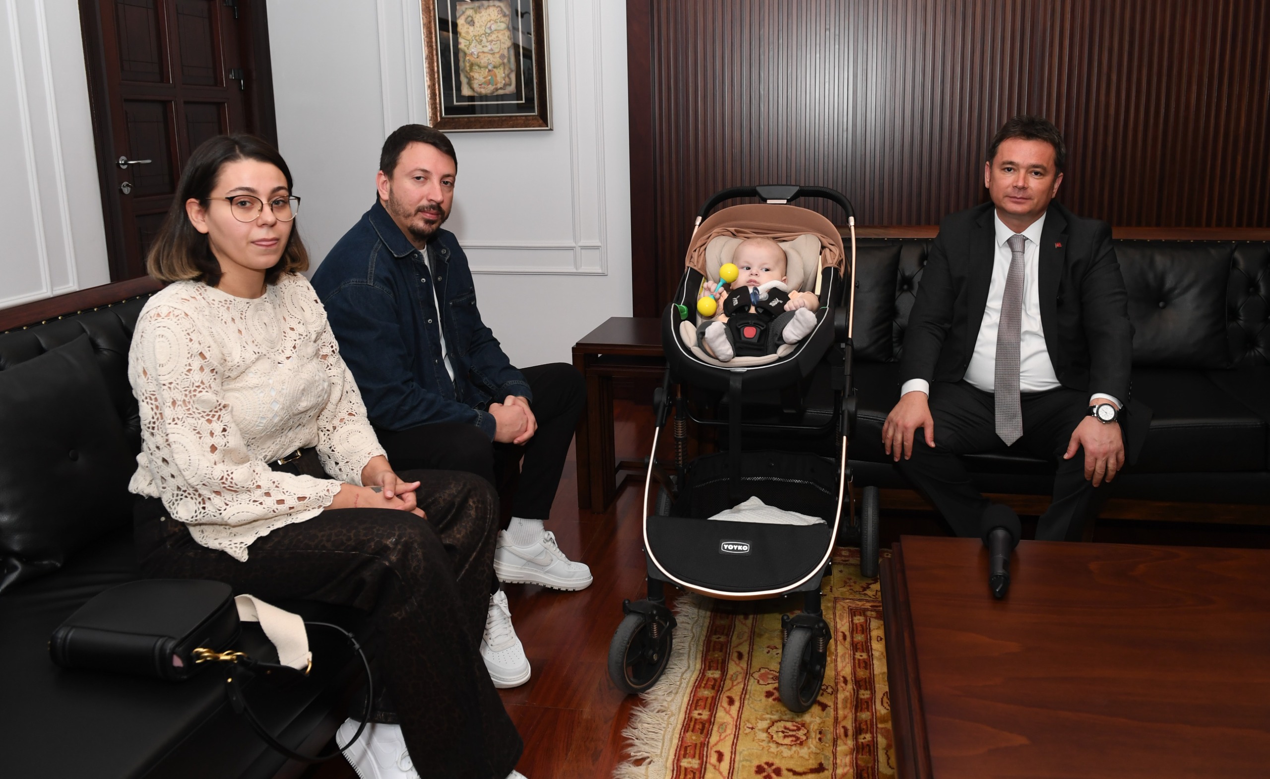 Başkan Erkan Aydın’dan SMA Hastası Çağan Ata Baran’a Destek Çağrısı