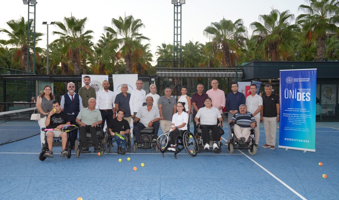 Alanya’da Engelsizce Adımlar: Tenis ile Yeni Başlangıçlar Projesi Tanıtıldı Gençlik