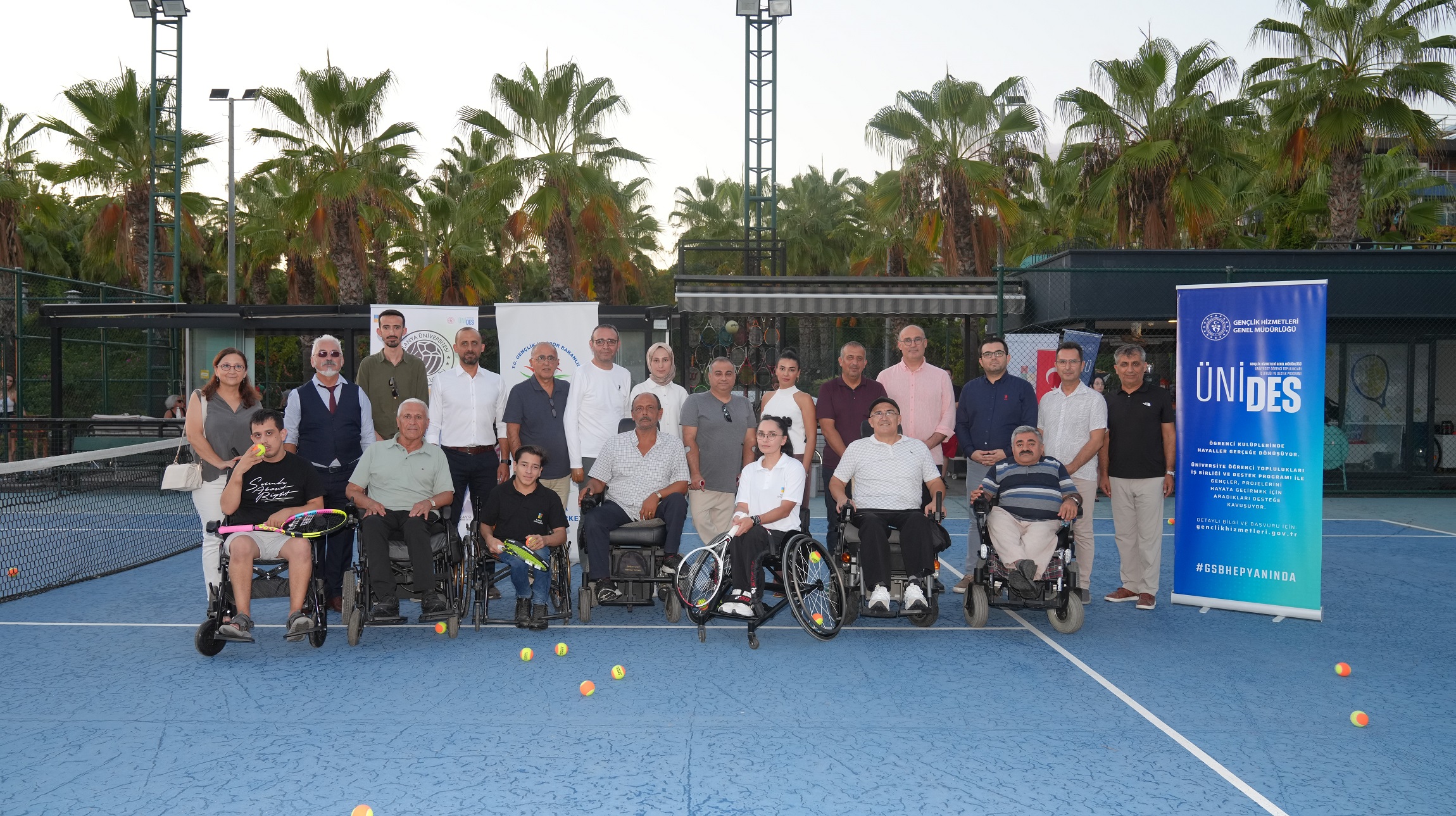 Alanya’da Engelsizce Adımlar: Tenis ile Yeni Başlangıçlar Projesi Tanıtıldı Gençlik