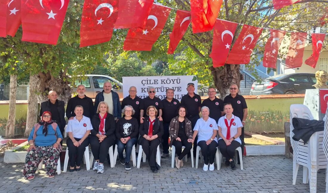 Çile Köyü’nde Unutulmaz Cumhuriyet Kutlaması Menderes ilçesine bağlı Çile Köyü’nde